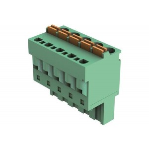 14310216102000, Съемные клеммные колодки 2P 300V 12A 5 mm pitch spring, plug