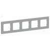 FLITE CLASSIC Рамка 5-местная РУ-5-К-ФлС серый IEK FI-M52-32-20-K03
