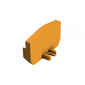 Боковая крышка APF 2,5/M../F/R OR, Крышка боковая, для клемм WKF 2,5/M../F/R..., цвет: оранжевый