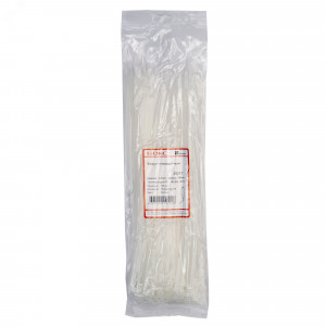 Хомут кабельный 4.8х300 полиамид бел. 25217SR