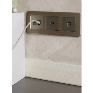 BRITE Розетка HDMI РHDMI-0-БрШ шампань BR-H10-K37