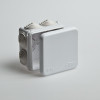 Коробка распределительная ОП 70х70х40мм 7 вводов IP55 сер. 67030