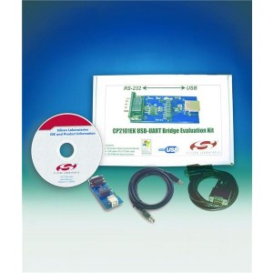 CP2102EK, Средства разработки интерфейсов Evaluation Kit for CP2102 USB-to-UART Bridge Chip