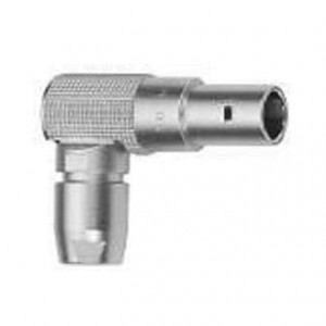 FLM.1S.304.CLAD52, Цилиндрические защелкивающиеся разъемы 4P ELBOW PLUG CABLE COLLET