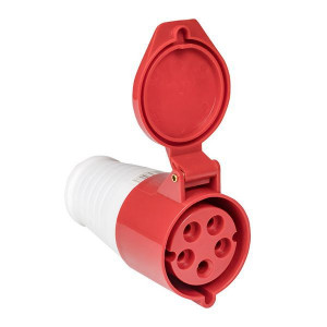 Розетка скрыт. уст. 32А 380В 3P+РЕ+N IP44 (425) ps-425-32-380