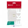 Минск Розетка Phone 1-местная ОП белая EKF Basic(кр.1шт)