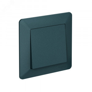 ATLASDESIGN AIR 1-постовая РАМКА, ИЗУМРУД/дымчатый черный ATN220801