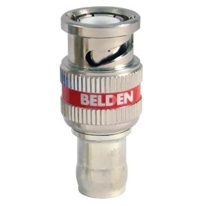 1505ABHD3, РЧ соединители / Коаксиальные соединители RG59 BNCHD 3 PIECE CRIMP CONNECTER RED