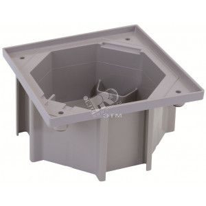 Коробка установочная Connect IP66 KGE170-23, Монтажная коробка под влагостойкую основу, установка в бетон.стяжку, цвет серый