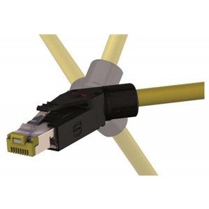 09451511561, Модульные соединители / соединители Ethernet RJ Ind. 10G PN Plug angled Logo Set