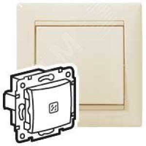 Выключатель с подсветкой Valena, слоновая кость 695601