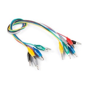 DD-15333, Принадлежности SparkFun Alligator Test Leads - Multicolored (7 Pack)