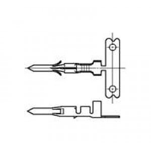350629-8, Штыревые и гнездовые соединители 062CPS PIN 24-18