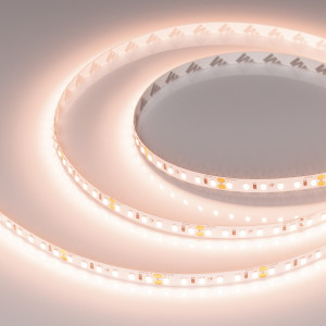 Лента RT-A120-8mm 24V Peach Fuzz (9.6 W/m, IP20, 5m) 047719, Светодиодная лента RT-A120, открытая. Светодиоды 2835, 120 шт/м (600 шт на 5 м), белая плата, ширина 8 мм, скотч 3M. Цвет ПЕРСИКОВЫЙ, угол 120°. Питание 24V, мощность 9.6 Вт/м (48 Вт на 5 м). Размеры 5000x8x1.5 мм. Мин. отрезок 50 мм, 6 светодиодов. Цена