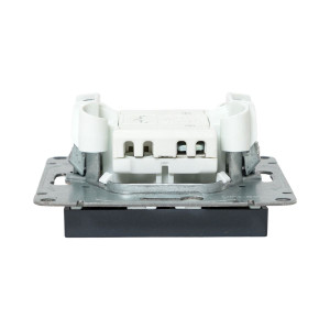 Механизм выключателя, одноклавишный, графит Эпика EKF UP1-SWG-10