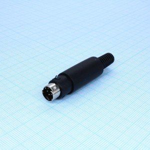 KLS1-294M-8B, Вилка mini DIN 8 контактов на кабель