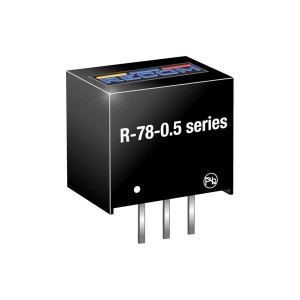 R-781.5-0.5, Преобразователи постоянного тока в постоянный без изоляции 0.5A DC/DC REG 4.75-30Vin 1.5Vout