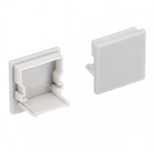 Заглушка ARH-WIDE-B-H20 Square глухая 016564, PVC серая заглушка, глухая, для профиля WIDE-B-H20 Square.