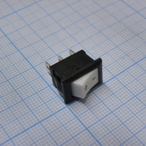 SMRS-102-1C3-W/B, переключатель клавишный