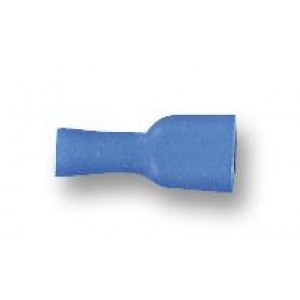 FDFD2-187(8), Клемма ножевая авто(м) 4,8мм.пров.1,5-2,5мм. полн .изолированная Blue