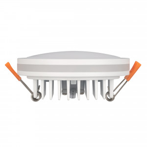 Светодиодная панель LTD-95SOL-10W Day White 017990, Круглый светильник с контурным свечением. Корпус IP44 белый + вставка поликарбонат PC. Цвет БЕЛЫЙ ДНЕВНОЙ 4000К, св.поток 800 лм, угол 120°+180°. Питание 180-240VAC (драйвер в к-те 300mA 20-40V), мощность 10Вт. Размеры 95х42 мм, установка в отв.80 мм, выс