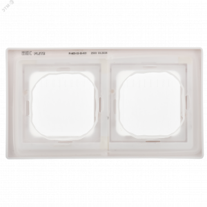 FLITE Рамка 2-местная IP55 Рпро-2-55-ФлБ белый IEK FI-M20-32-55-K01