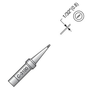 C-3100-7, Паяльники SOLDERING TIP-700F 1/32IN C SERIES