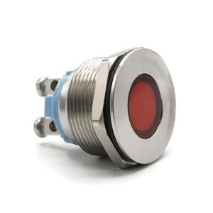 622-1202-304F, Светодиодные панельные индикаторы 22mm FLT PMI GREEN 6VDC