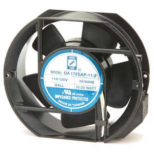 OA172SAP-11-3TB, Вентиляторы переменного тока AC Fan, 172x150x51mm, 115VAC, 106CFM, Ball Bearing, Terminals
