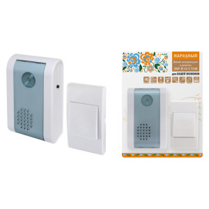 Звонок народный ЗБР-Н-11/1-32М (беспр., роз., блистер, откр.код) SQ1901-0121