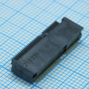 2199230-4, Разъем карты SKT 67 контактов шаг 0.5мм угловой SMD лента на катушке