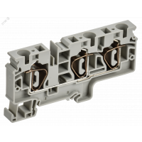 ARMAFIX Клемма пружинная CX10-3 10мм2 трехконтактная серая IEK AF-CT40-00-3-K03-010