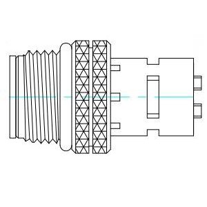 858-D04-103RSS4, Цилиндрические метрические разъемы M12 4 P D CODE M S/C CBL MNT SHLD 10u