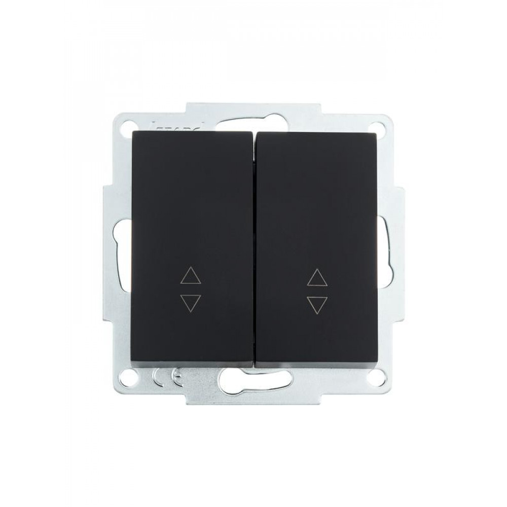 Изображение товара Переключатель проходной 2-кл. СП Vesna механизм черн. бархат 742-4288-106