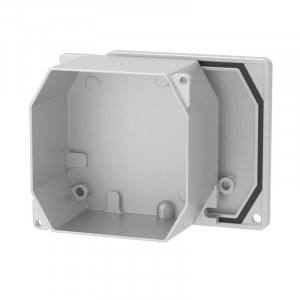 Коробка ответвительная 90х90х53мм IP66 RAL9006 окрашен. алюм. 65300