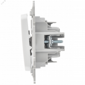 FLITE Выключатель 2-клавишный 10А ВС12-1-0-ФлБ белый IEK FI-V20-0-10-1-K01