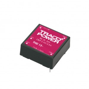 THD 15-2411N, Преобразователь DC/DC на печатную плату вход 24В выход 5.1В 3A 15Вт 9-Pin DIP