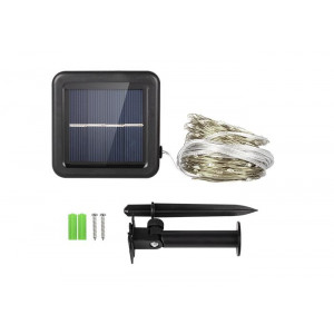 Светильник светодиодный садовый SLR-G03-200W нить 200LED холод. бел. на солнечн. батарее 5033337