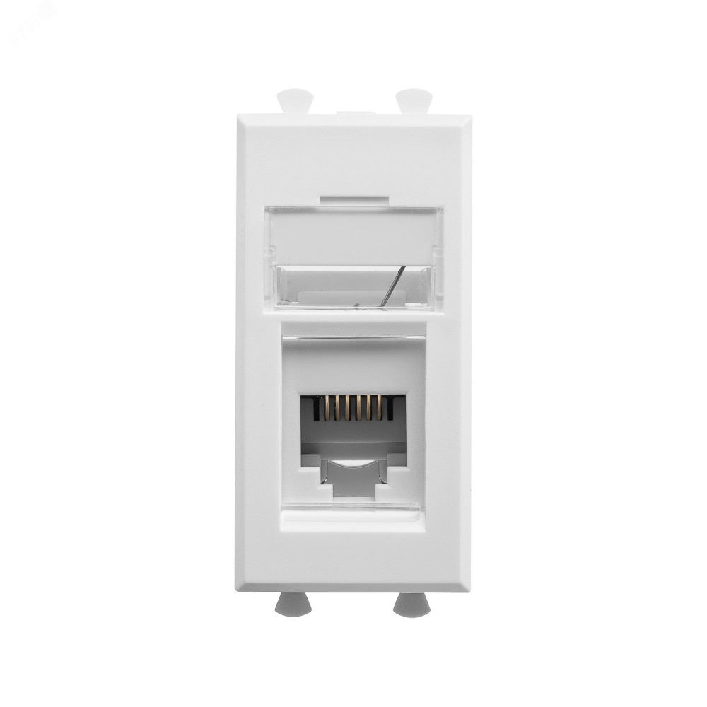 Изображение товара Розетка телефонная модульная Avanti Белое облако RJ12 4400311