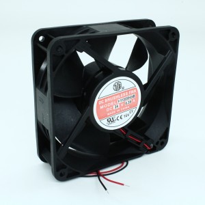 Y-Y12038H24B, Вентилятор 24В DC, 3200об/мин., 8.4 Вт, 120х120х38мм, подшипник качения, тип вывода - провод