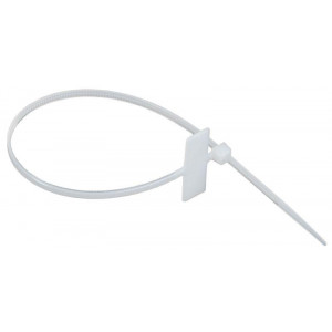 Хомут 2.5х200мм P6.6 маркерный бел. (уп.100шт) IEK UHH14-D025-200-100-K01