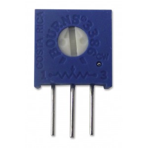 3386H-1-101LF, Потенциометр однооборотный керметный 100Ом 0.5Вт PC PIN