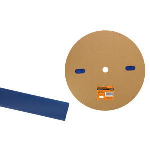 Термоусаживаемая трубка ТУТнг 16/8 синяя (100 м/ролл) SQ0518-0041