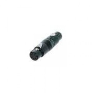 NA5FF-B, Разъемы XLR 5P F TO 5P F ADAPTER PRE-WIRED, BLACK