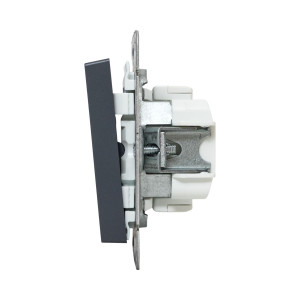 Механизм выключателя, одноклавишный, графит Эпика EKF UP1-SWG-10