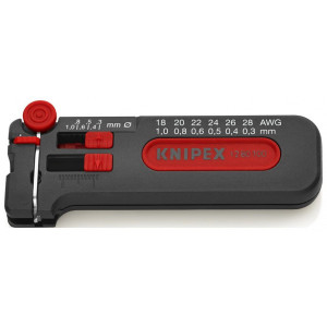 Мини-стриппер для тонких медных кабелей, O 0.3-1.0 мм AWG 28-18, SB KN-1280100SB
