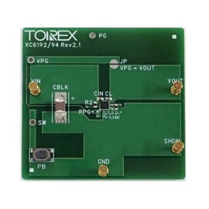 XC6194BANNE-EVB-01, Средства разработки интегральных схем (ИС) управления питанием Push Button Smart Load Switch Evaluation Board