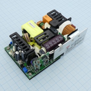 EPP-500-24, AC-DC, 321Вт (вент. 499.2Вт), ККМ, вход 80…264V AC, 47…63Гц /113…370В DC, выход 24В/13.4A (вент. 20.8А), рег. вых 22.8…25.24В, изоляция 3000В AC, открытая плата 127х76х40мм, -30…+70°С, доп. выход 12В/0.5А, выход SB 5В/1А