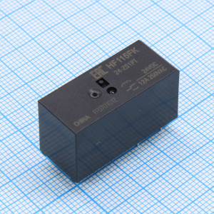 HF115FK/24-ZS1PT, Реле силовое, 12 А, одна контактная группа на переключение катушка 24 В