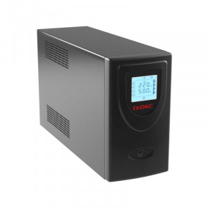 Источник бесперебойного питания ИБП линейно-интерактивный Info LCD 2000В.А/1200Вт 1/1.2xIEC C13 2xSchuko USB + RJ45 LCD 2x9A.ч INFOLCD2000SI
